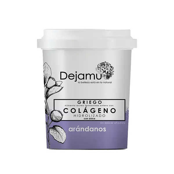 Yogurt Griego Dejamu Con Colageno Arandanos 450g