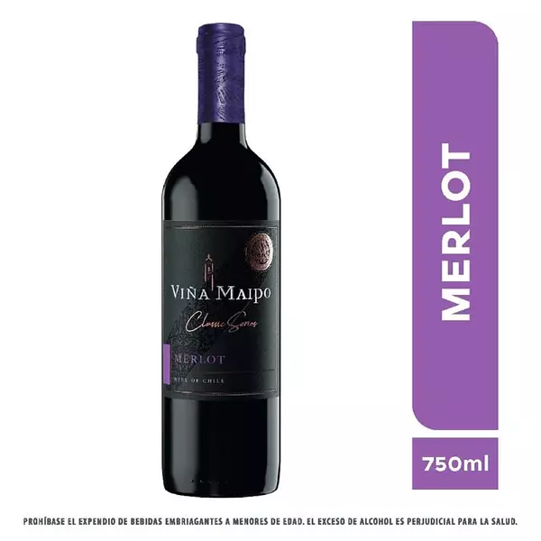 Vino Viña Maipo Merlot 750ml