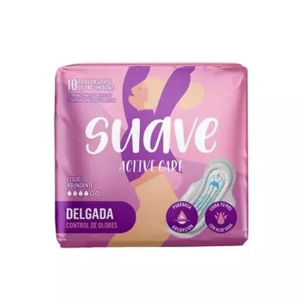 Toalla Higienica Suave Active Care Delgada 3*10 Und