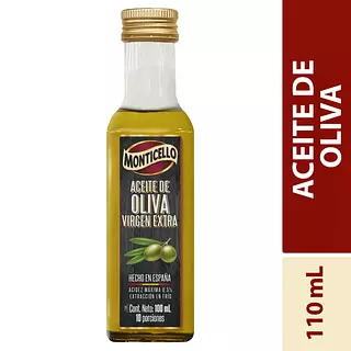 Aceite De Oliva Monticello Extra Virgen 100ml