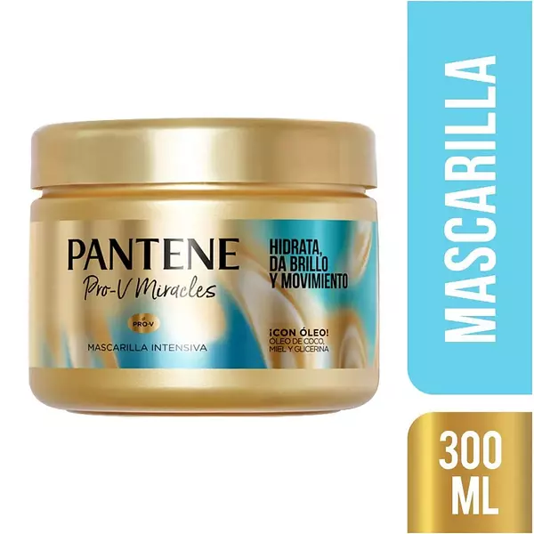 Tratamiento Pantene Hidrata Da Brillo Y Moviemiento 300g