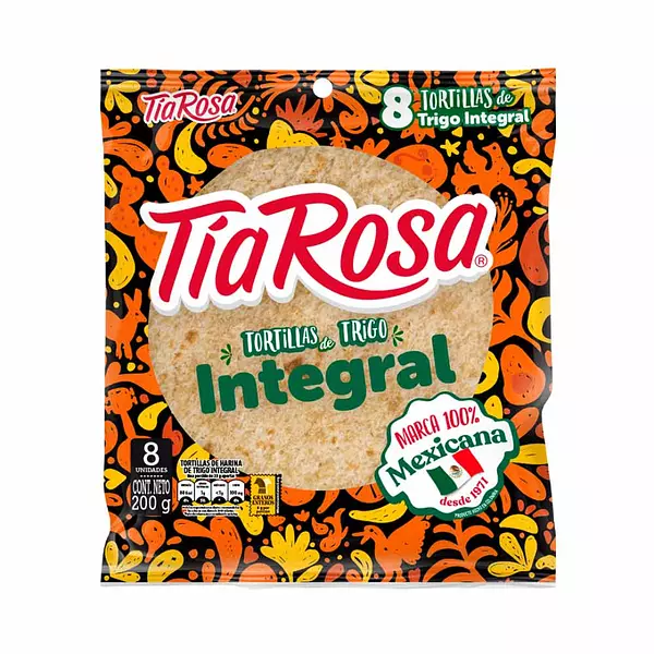 Tortillas Tía Rosa Integral 8 Und