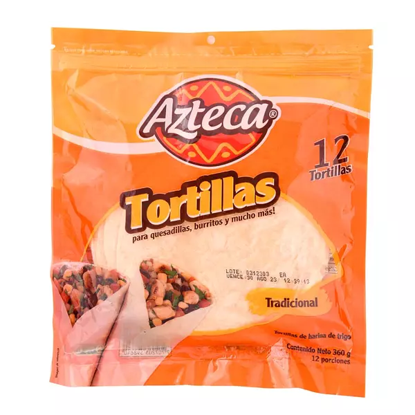 Tortilla Fajita Azteca 12 Und/360g