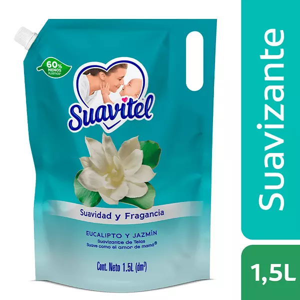 Suavizante Suavitel Eucalipto Doypack 1.5l