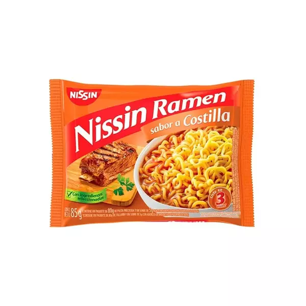 Sopa Nissin Ramen Sabor Costilla 85g