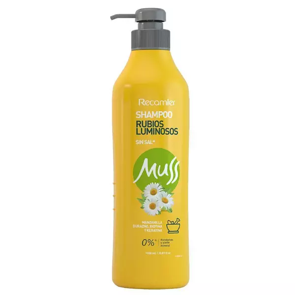 Shampoo Muss Rubio Luminoso 1000ml