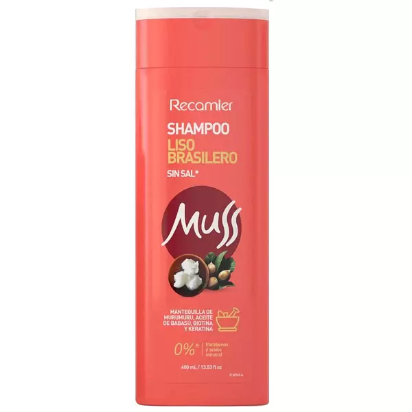 Shampoo Muss Liso Brasilero 400ml