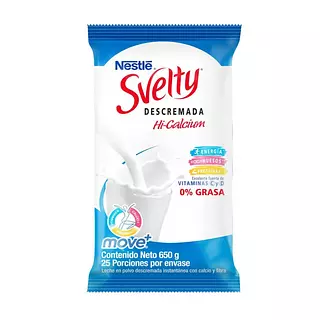 Svelty Leche 650g Descremada