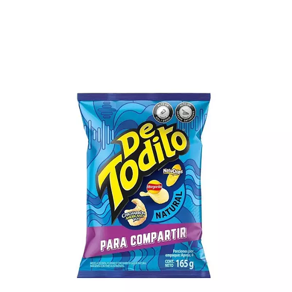 Pasabocas de Todito Natural 165g