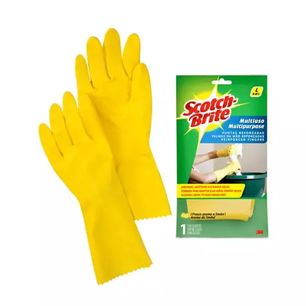 Guante Scotch Brite Multiuso Amarillo L