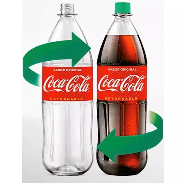 Envase Retornable Coca Cola 2 L