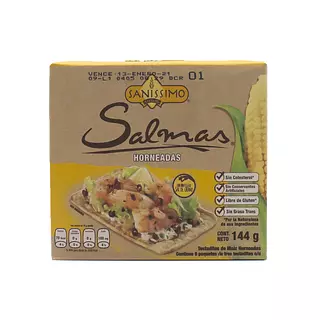 Sanissimo Tostaditas Horneadas con Maiz 144g