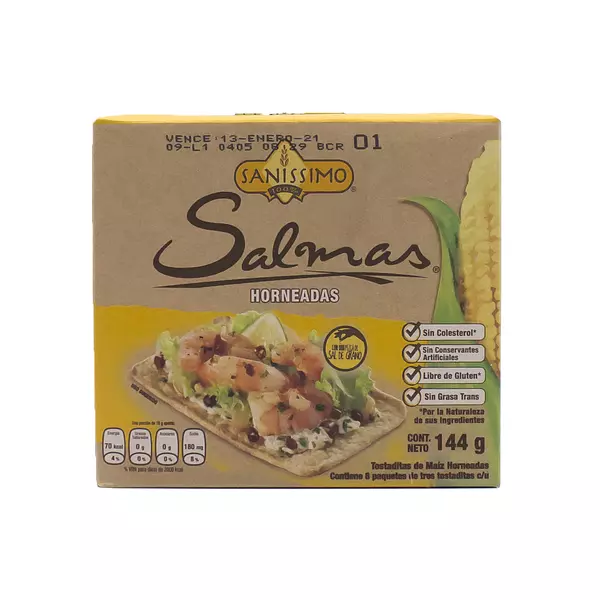 Sanissimo Tostaditas Horneadas con Maiz 144g