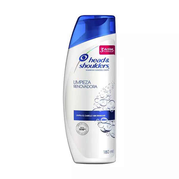 Shampoo H & S 180ml Limpieza Renovadora