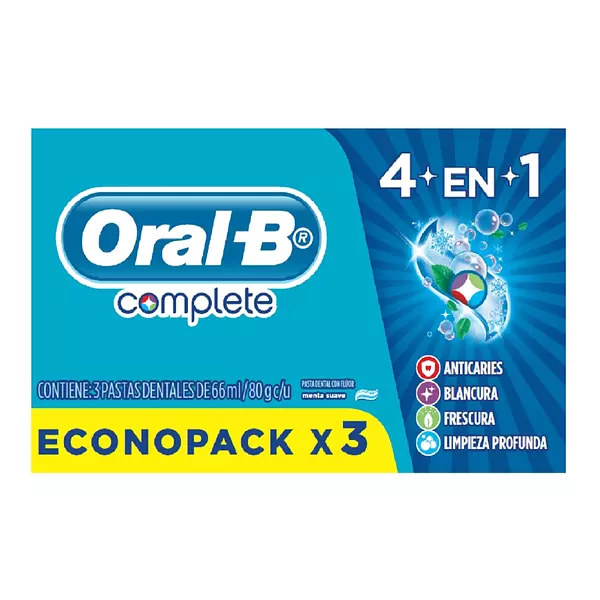 Cr D Oral B 4 de 1 Tripack x 66ml