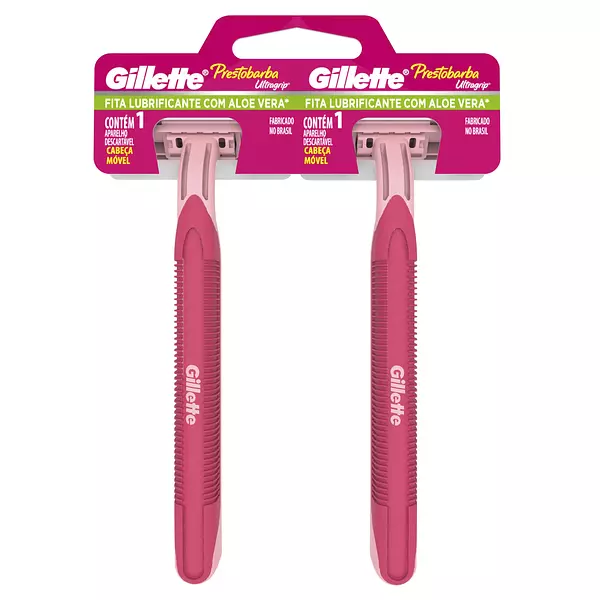 Prestobarrba Gillette Ultagrip Rosada Und
