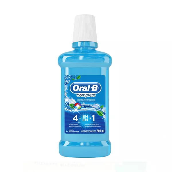 Enjuague Bucal Oral B x 500 Menta Sin Alcohol