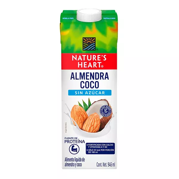 Nature`S Heart Bebida de Almendras y Coco 946ml