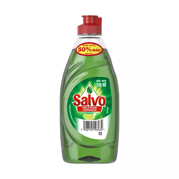 Lavaplatos Salvo x 300ml Limon