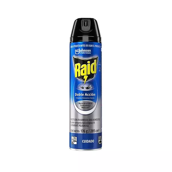 Insecticida Raid x 285cc Aer Doble Accion