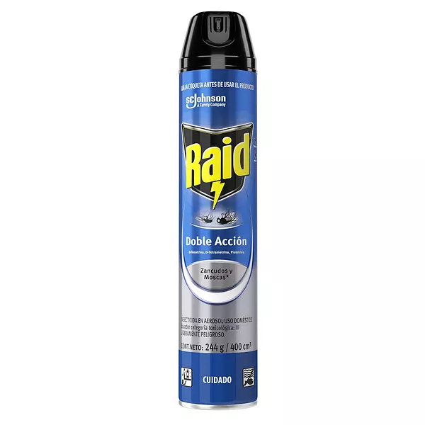 Insecticida Raid 400ml Doble Accion