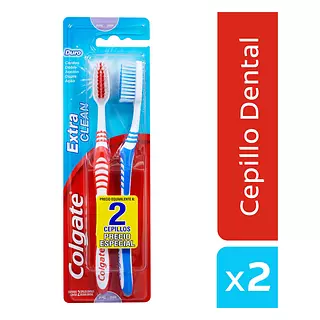 Cepillo Dental Colgate Extra Clean P.E. 2 Und