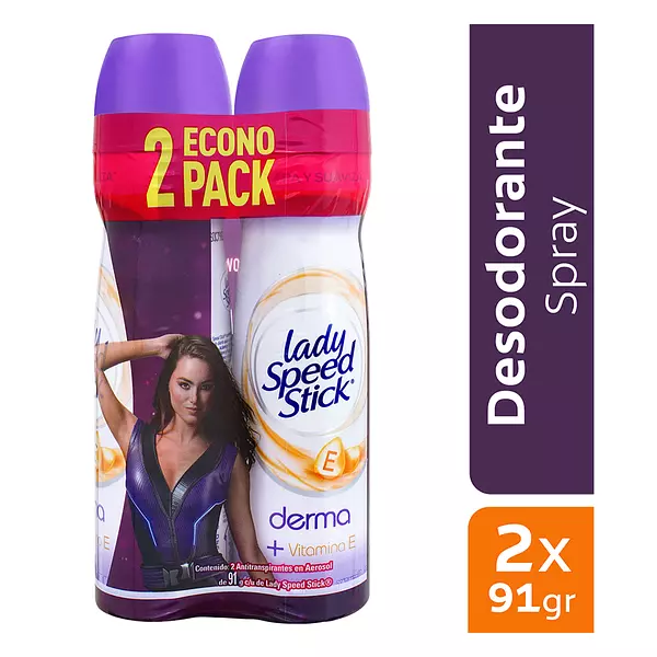 Desodorante Aerosol Lady Speed Stick Dermo Duo 91g