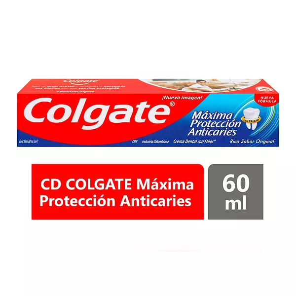 Crema Dental Colgate Maxima Proteccion 60ml