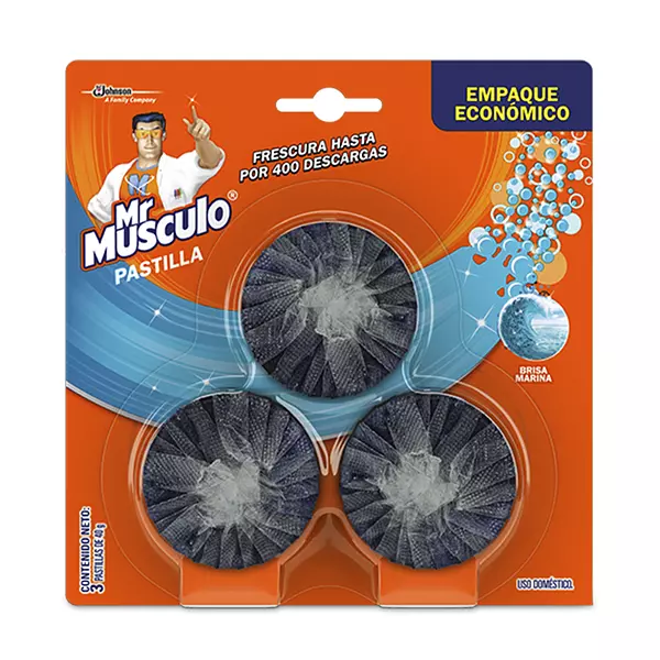 Mr Musculo Tanque Disco Azul x 3 P.E.