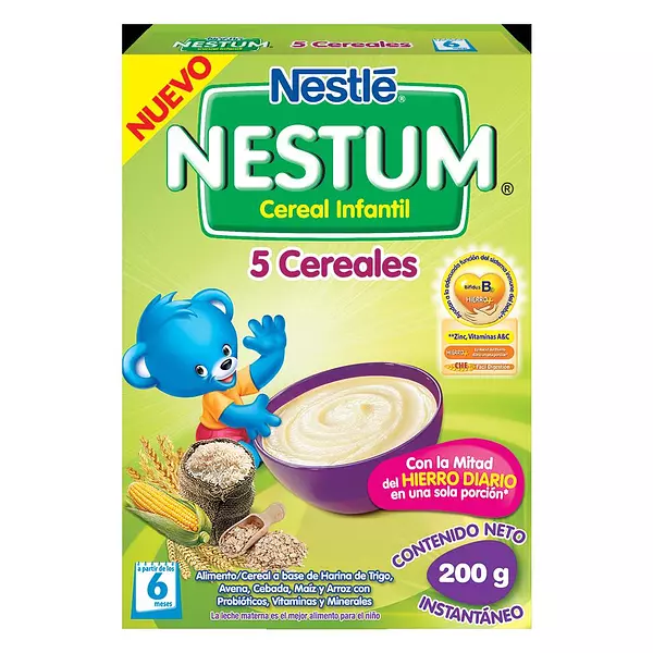 Cereal Infantil Nestum x 200gr 5 Cer