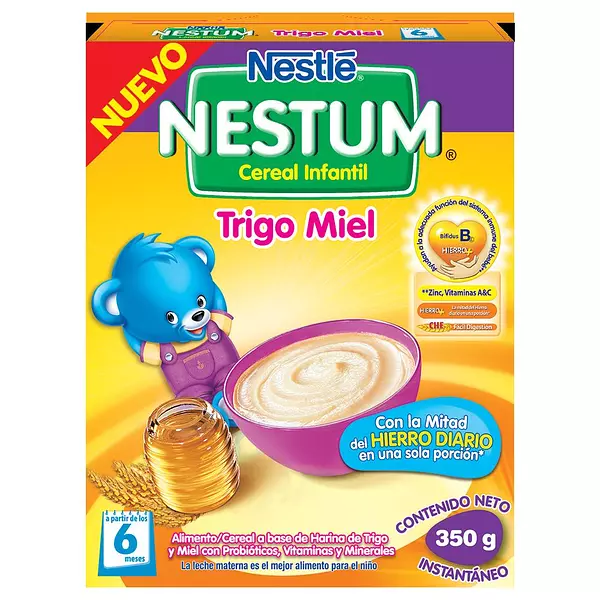 Cereal Infantil Nestum x 350 Trigo Miel