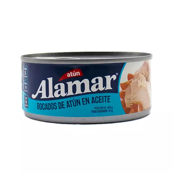 Atun Alamar Bocados de Aceite 140g