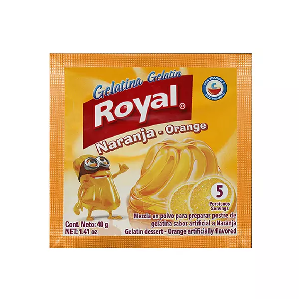 Gelatina Royal x 40gr Naranja