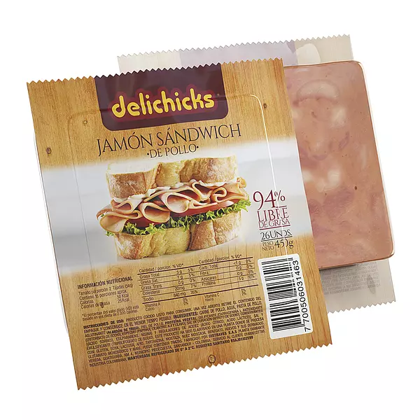 Jamon Delichicks Sandwich 450g