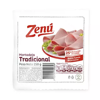 Mortadela Zenu Tradicional 250g