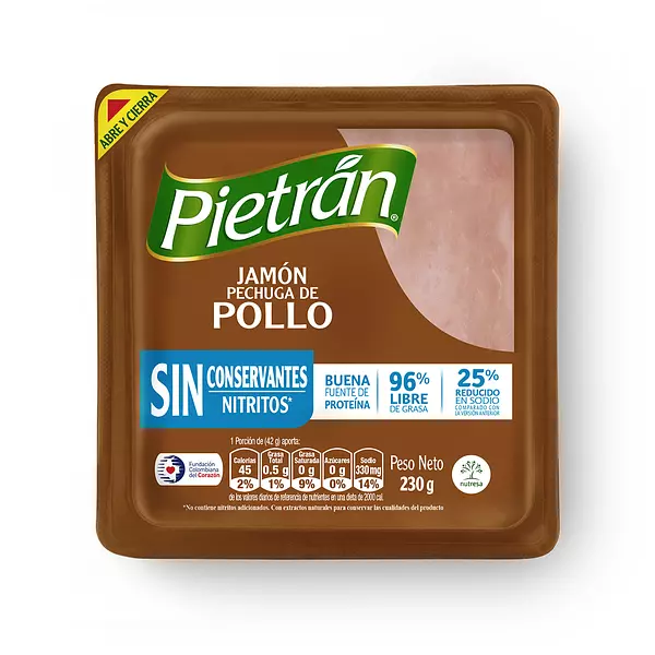 Jamon Pietran Pechuga de Pollo S/C 230g