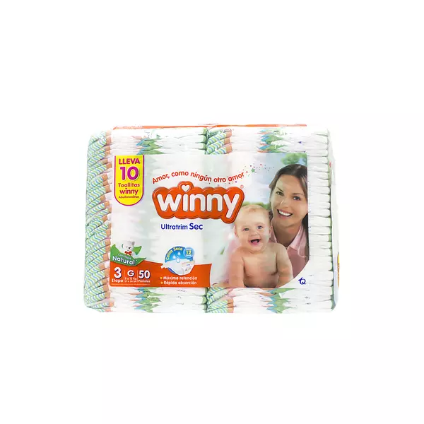 Pañal Winny Ultratrim Sec x 50 Et 3