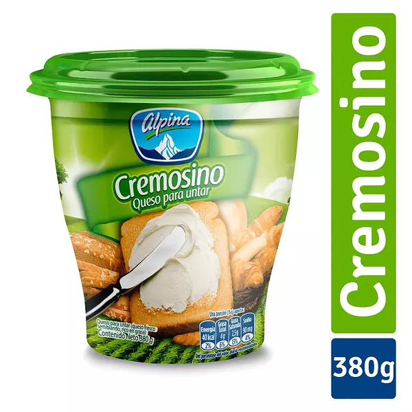 Queso Crema Alpina 380g