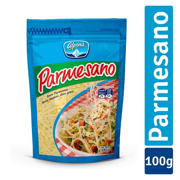 Queso Parmesano Alpina 100g