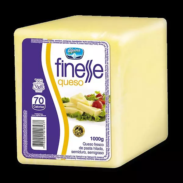 Queso Mozarella Finesse 1000g