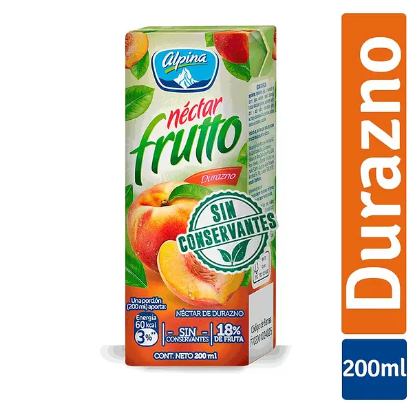 Nectar Frutto Durazno 200ml