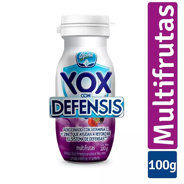 Alimento Lacteo Yox Multifrutas 100g