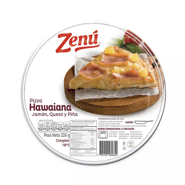 Pizza Zenu Hawaiana 226g