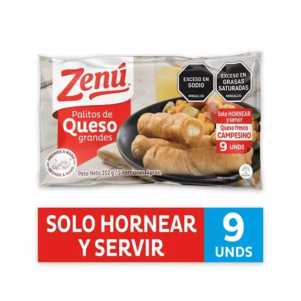 Palitos de Queso Zenu 252g