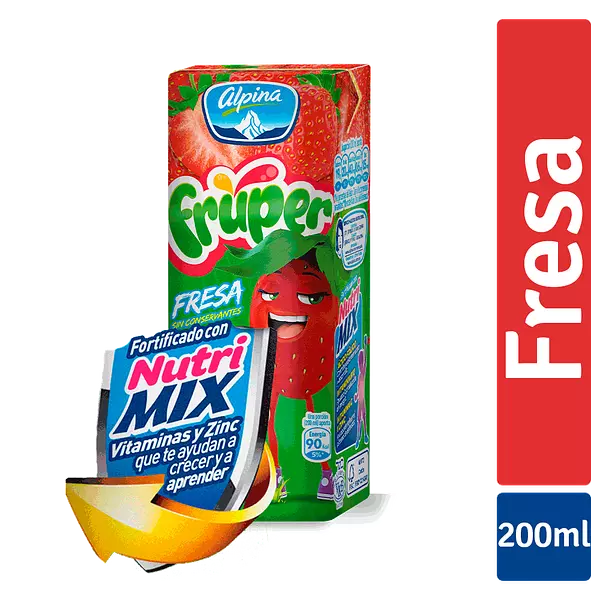 Refresco Fruper Fresa 200ml