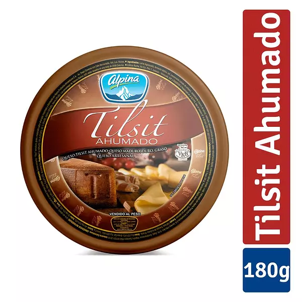 Queso Alpina Tilsit Ahumado 180g