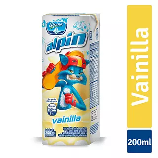 Leche Saborizada Alpin Vainilla 200ml