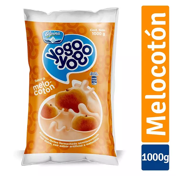 Alimento Lacteo Yogoyogo Melocotón 1l