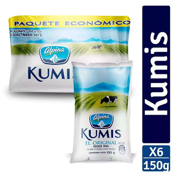 Kumis Alpina Sixpack 150g