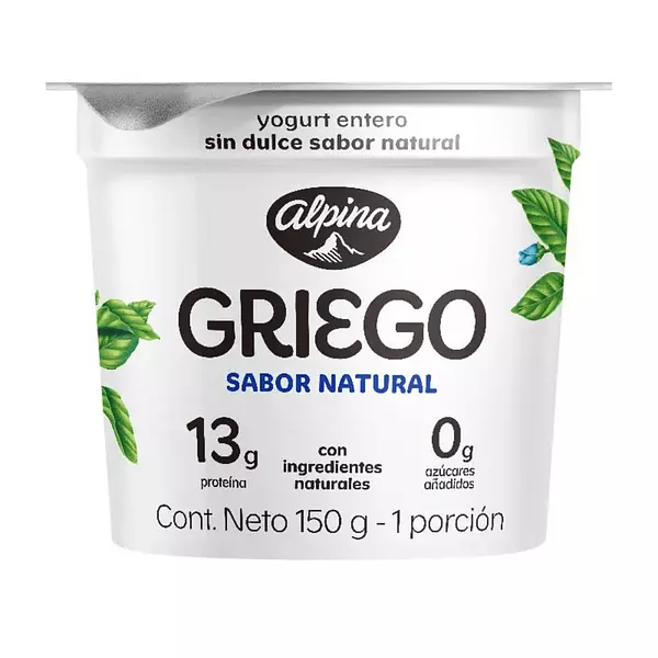 Yogurt Griego Alpina Natural 150g